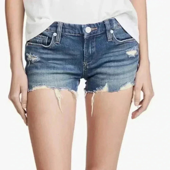 BLANK NYC | The Astor Cut-Off Roll-Up Short (Sz 24) - Picture 1 of 7